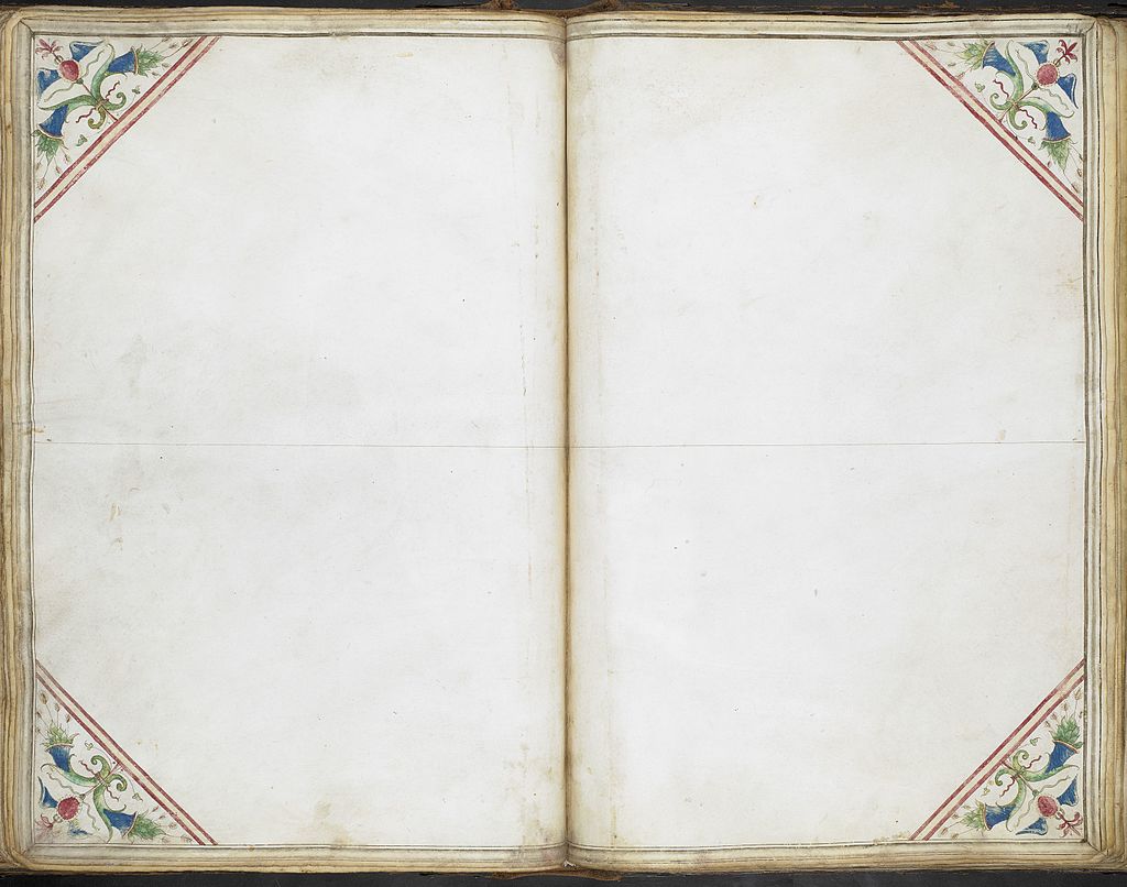 Title 	Cornaro Atlas
Description 	

A blank sheet prepared for mapping and ornamented as the other charts.
Author 	Unknown
British Library Shelfmark 	Egerton MS 73, f.34r
Date 	1492