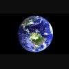 imagen de la Tierra desde el espacio con la imagen centrada en el continente americano